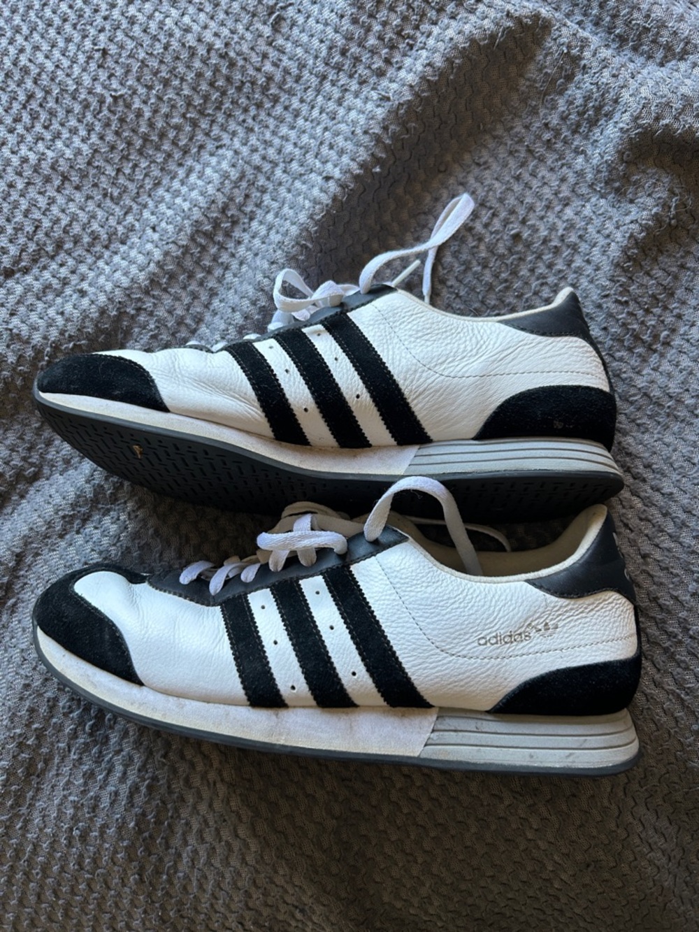 adidas Originals White and Black Sneakers